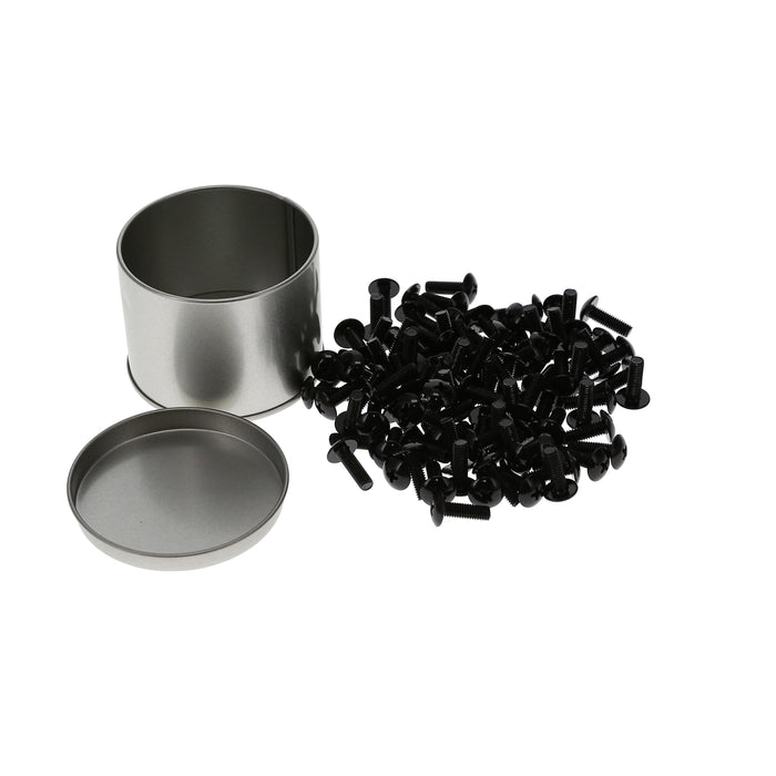 10-32 Rack Screws, Black 100-Pack