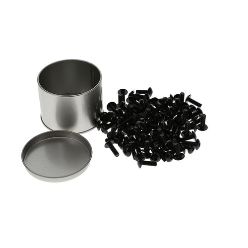10-32 Rack Screws, Black 100-Pack