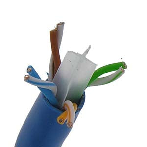 1000Ft Cat.6 Solid Wire Bulk Cable Red CMR