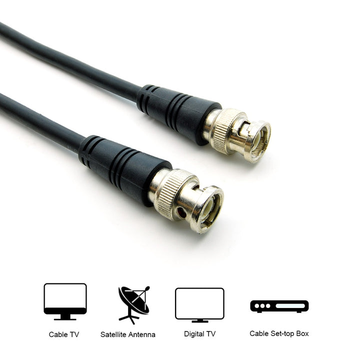 100Ft RG59 Cable with BNC Male Connector