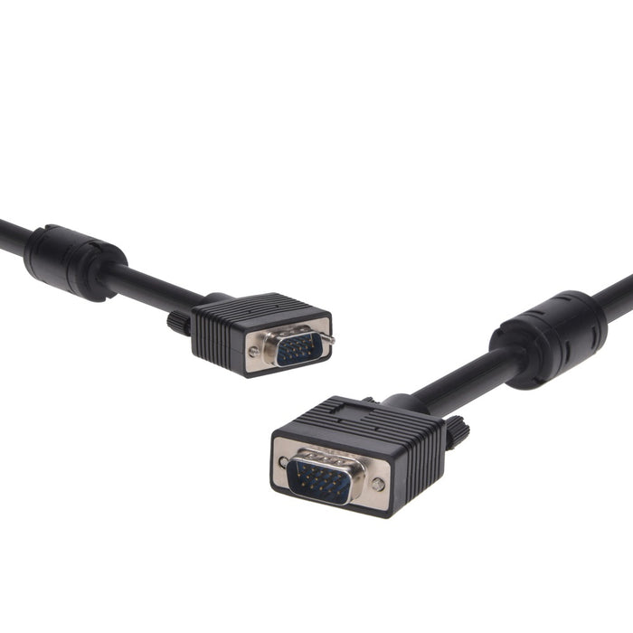 10Ft SVGA Male to Male Cable w/Ferrite Core