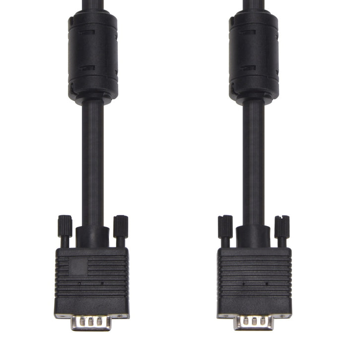 10Ft SVGA Male to Male Cable w/Ferrite Core