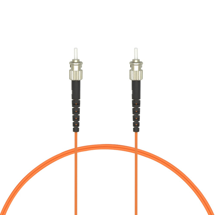10m ST/UPC-ST/UPC OM1 Multimode Simplex Fiber Optic Patch Cable