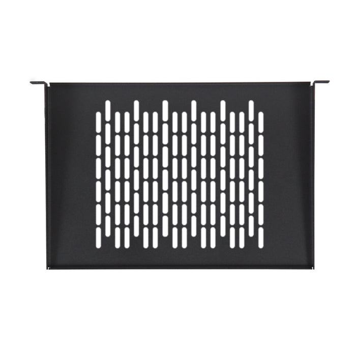 1U 12" Vented Component Shelf