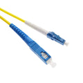 20m LC/UPC-SC/UPC Singlemode Simplex LSZH 3.0mm Fiber Optic Patch Cable