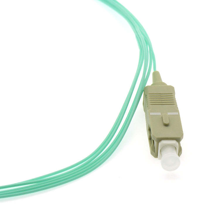 2m SC/UPC OM4 Multimode Pigtail Aqua 10pcs/PK