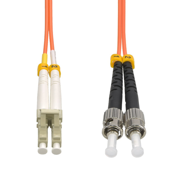 5m LC/UPC-ST/UPC OM1 Multimode Duplex OFNR 2.0mm Fiber Optic Patch Cable