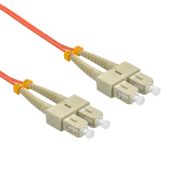 5m SC/UPC-SC/UPC OM1 Multimode Duplex Fiber Optic Patch Cable