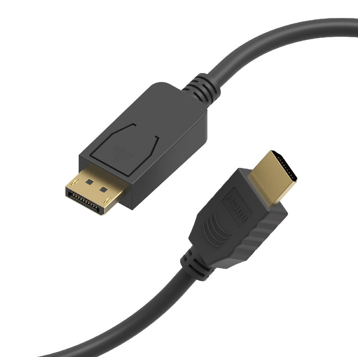 6Ft DisplayPort to HDMI 4K/30Hz 30AWG