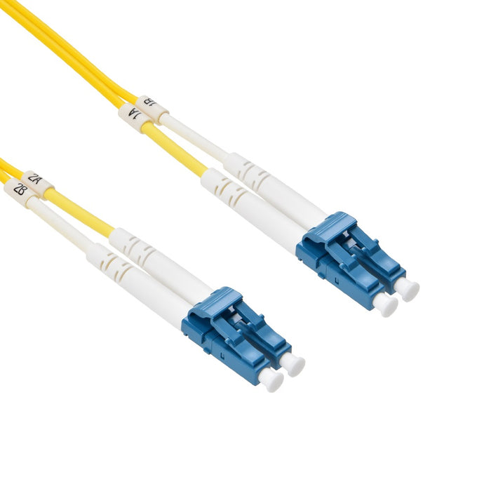 6m LC/UPC-LC/UPC Singlemode Duplex OFNR 2.0mm Fiber Optic Patch Cable
