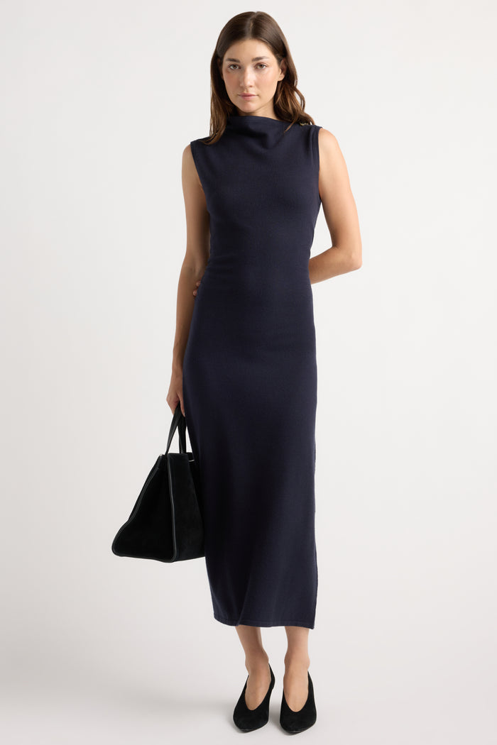Renée | Abel Asymmetric-Neck Dress in Size Small