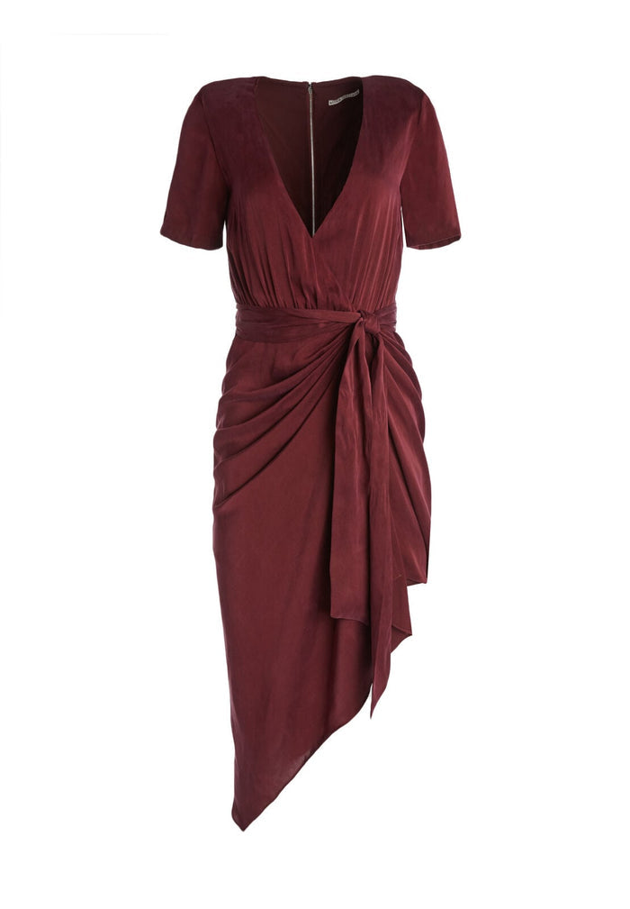 ALANA STRNG SHLDR DRPD DS TBLT - WINE