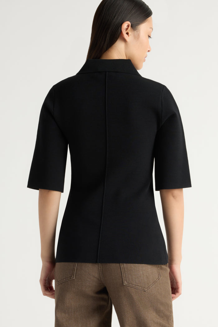 May-Li | Alex Half-Zip Tunic Sweater Top in Size Small