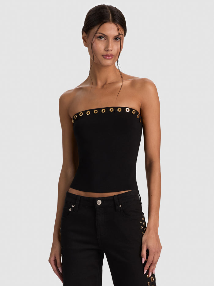 ALISON TUBE TOP W GROMMETS