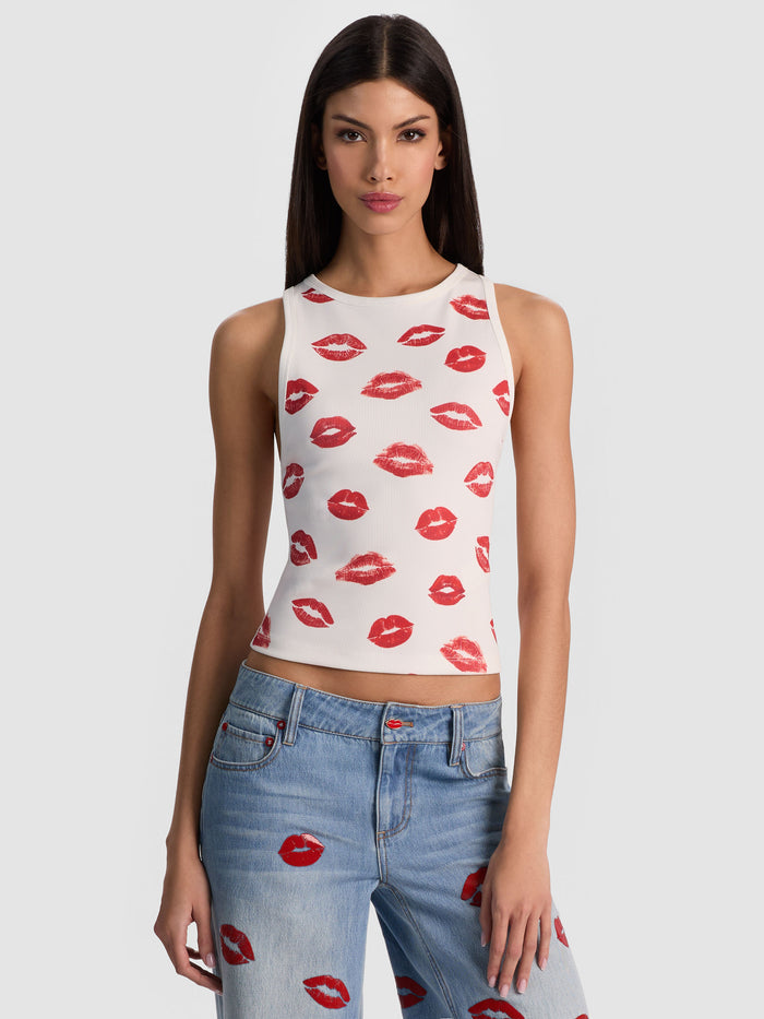 ALLEN TANK TOP - LIPS