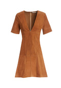 AMARA SUEDE DEEP V BBYDLL DRS - BISCUIT