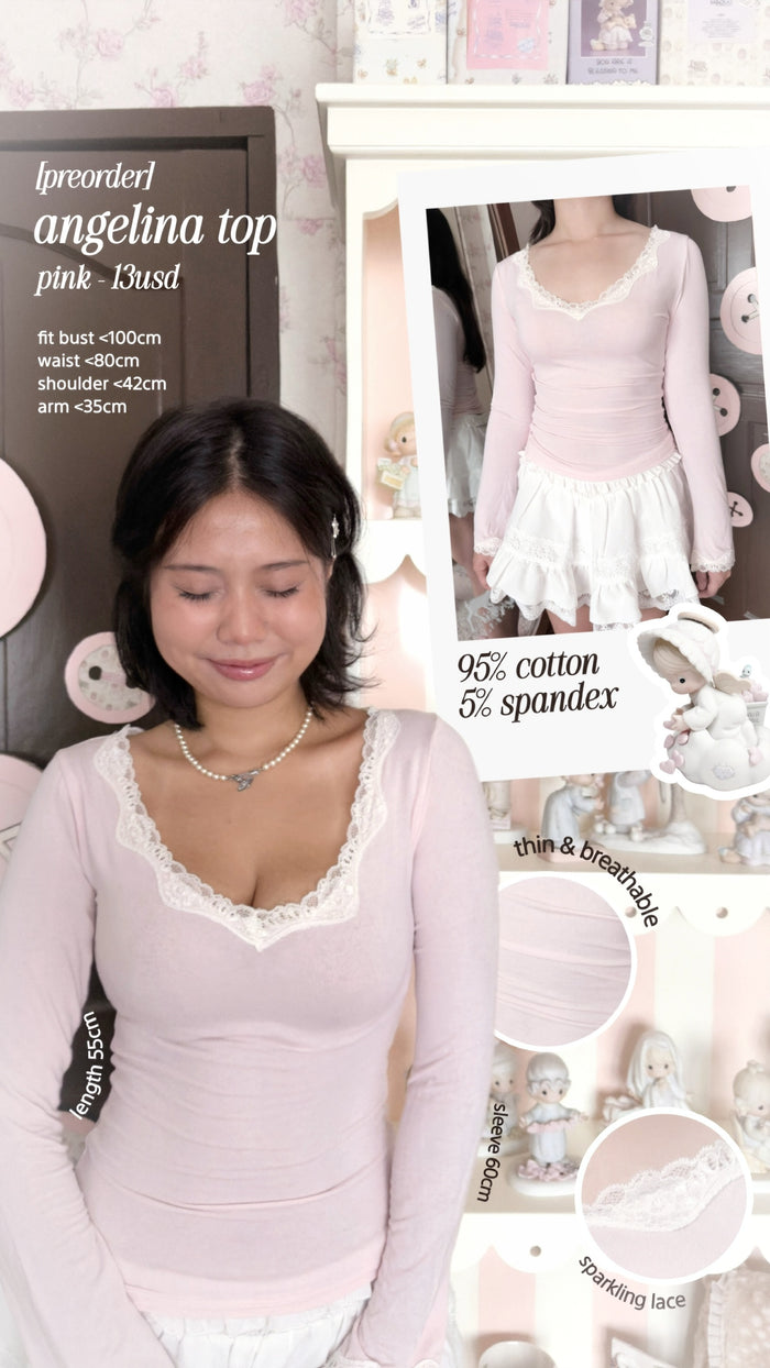Angelina top (pink)