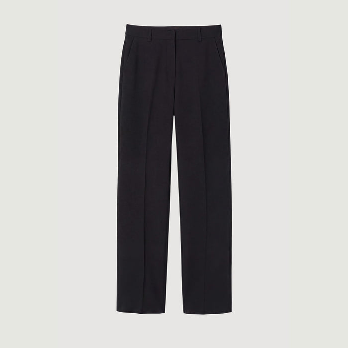 Aniya Double-Pleated Tailored Pant (Petite)