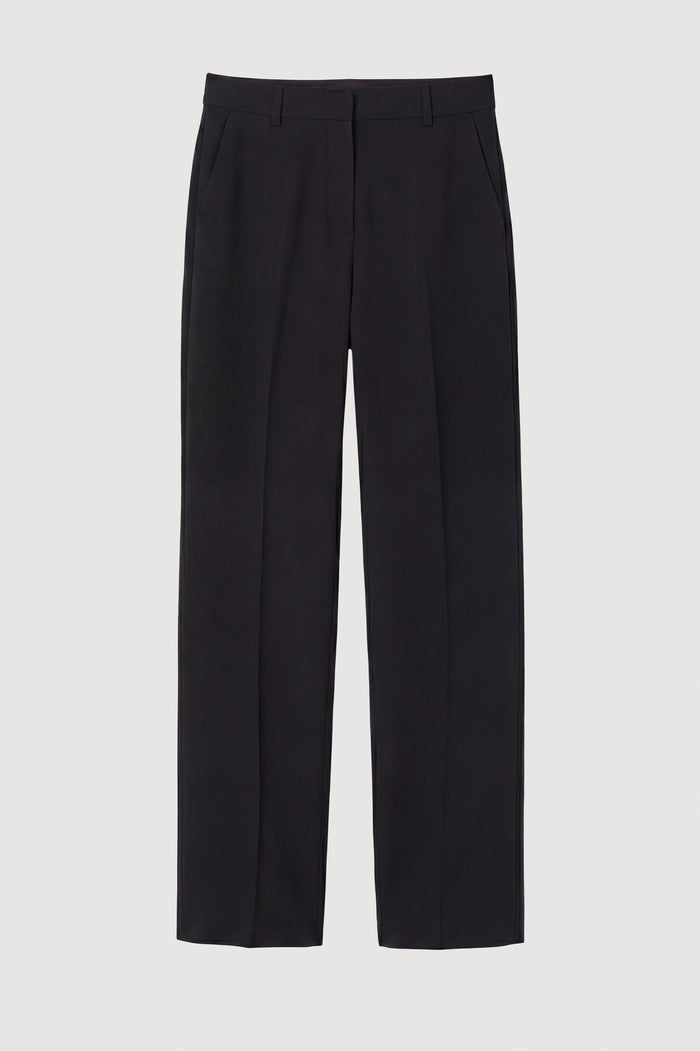 Aniya Double-Pleated Tailored Pant (Petite)