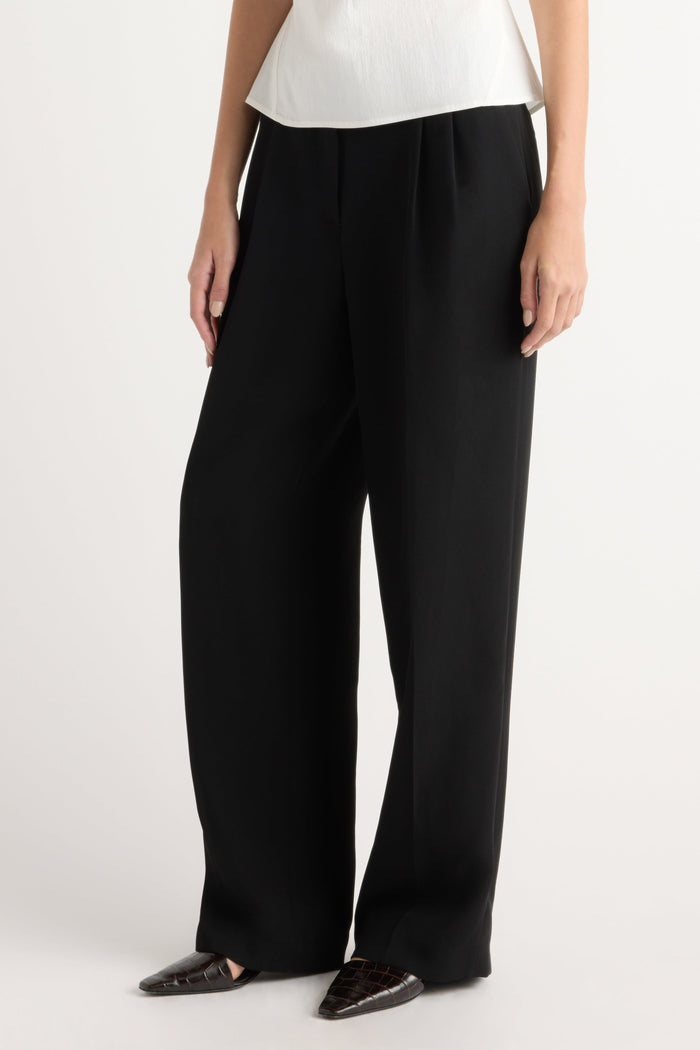 Karolina | Aniya Double-Pleated Tailored Pant in Size Small