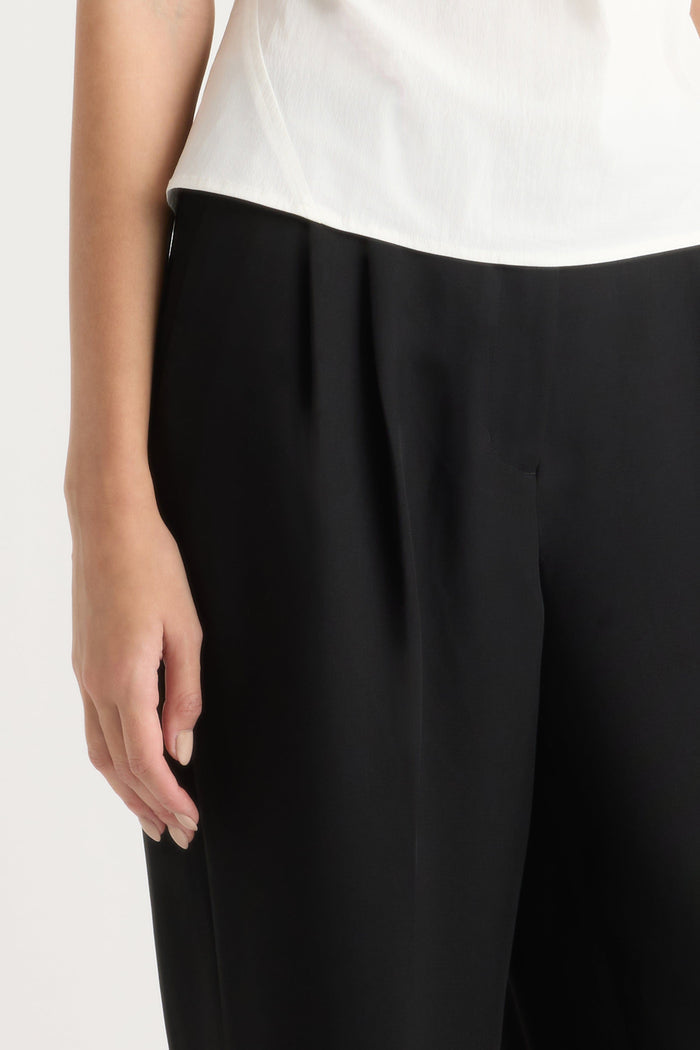 Karolina | Aniya Double-Pleated Tailored Pant in Size Small