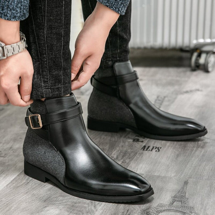 Ankle Boots Men Stylish Designed for Comfort Daily Versatility