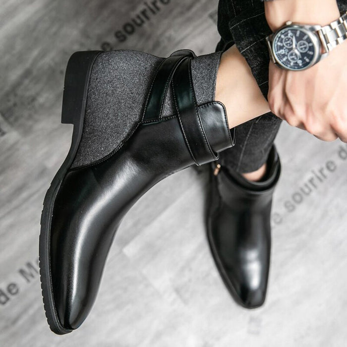 Ankle Boots Men Stylish Designed for Comfort Daily Versatility