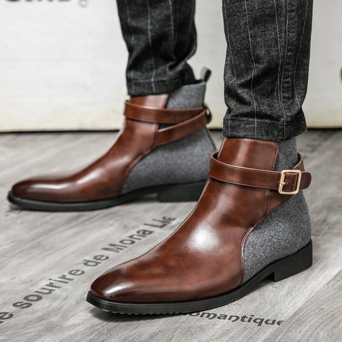 Ankle Boots Men Stylish Designed for Comfort Daily Versatility