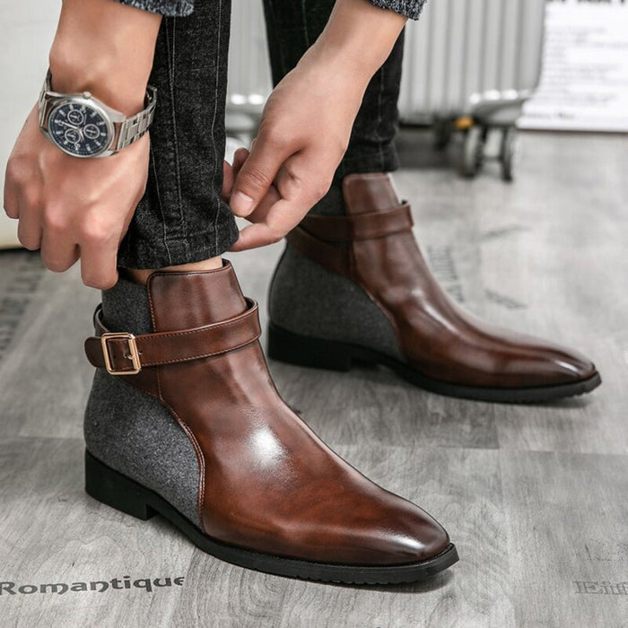 Ankle Boots Men Stylish Designed for Comfort Daily Versatility