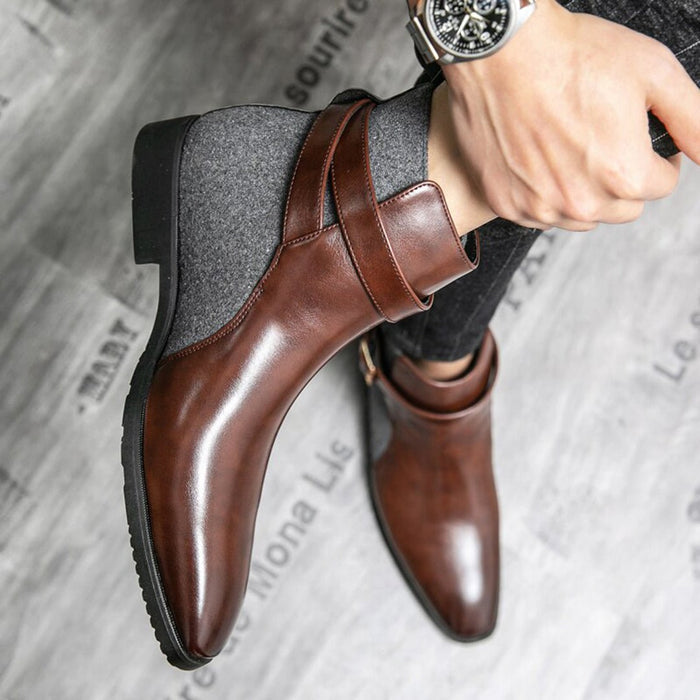 Ankle Boots Men Stylish Designed for Comfort Daily Versatility
