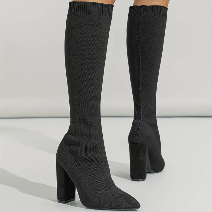Ankle Boots Women Ankle Length Block Heel Structured Upper Design