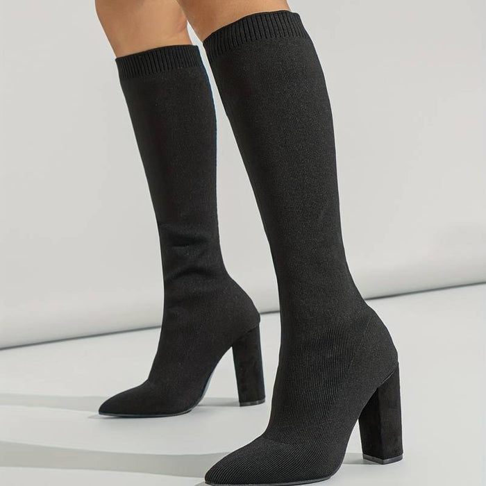 Ankle Boots Women Ankle Length Block Heel Structured Upper Design