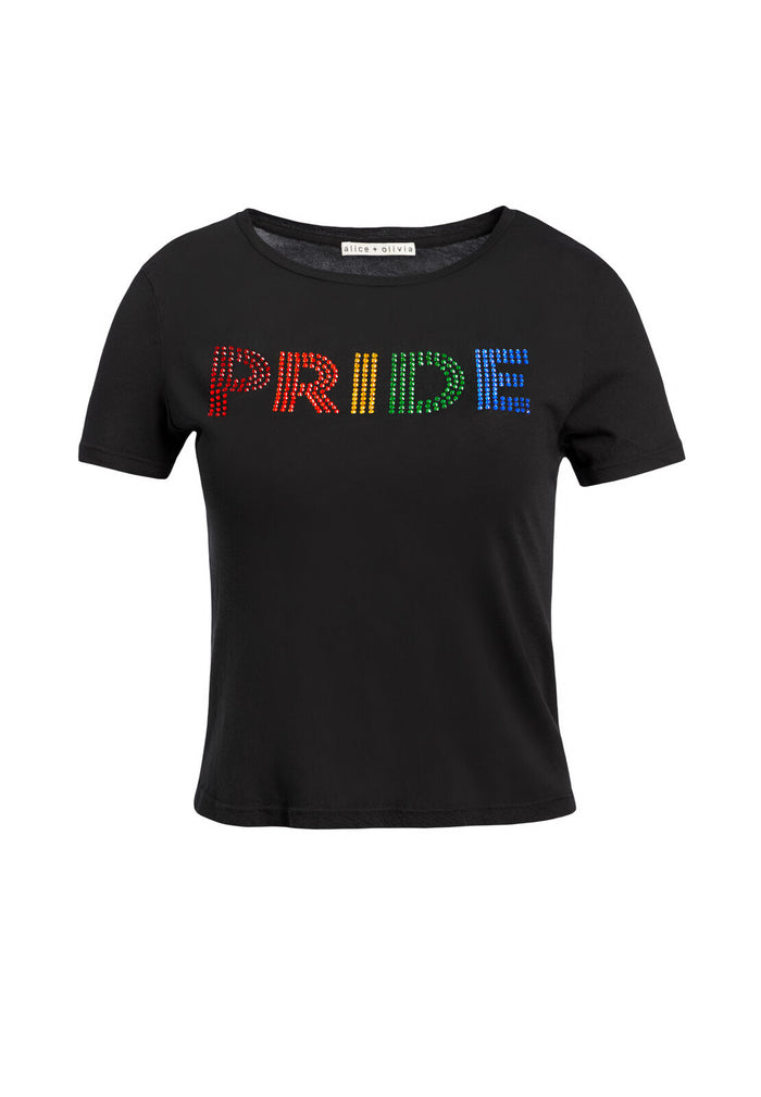 AO X THE TREVOR PROJECT PRIDE TEE - BLACK MULTI