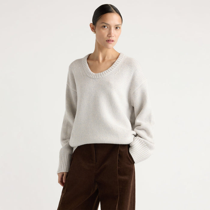 Charlotte | Archie Deep U-Neck Sweater in Size Small
