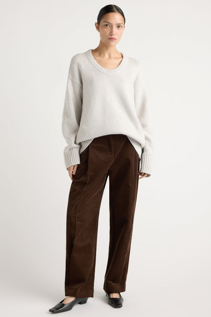 Charlotte | Archie Deep U-Neck Sweater in Size Small