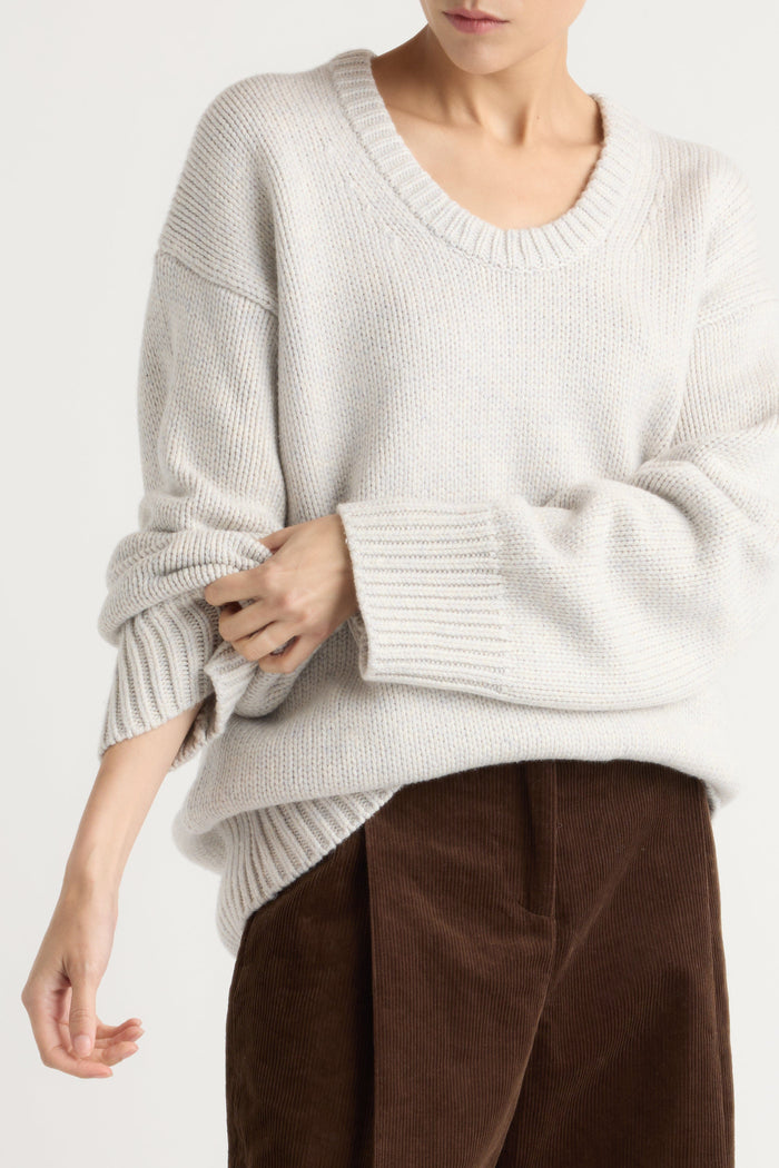 Charlotte | Archie Deep U-Neck Sweater in Size Small