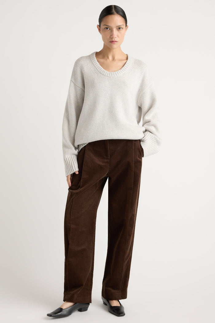 Charlotte | Archie Deep U-Neck Sweater in Size Small