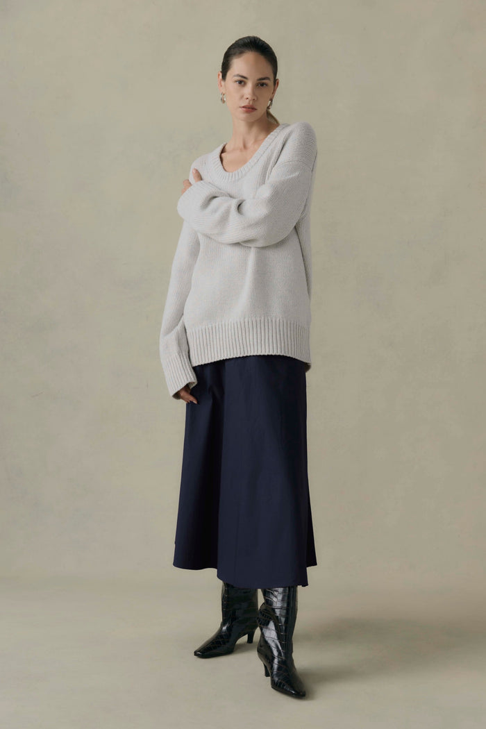 Beate | Archie Deep U-Neck Sweater in Size Extra Small