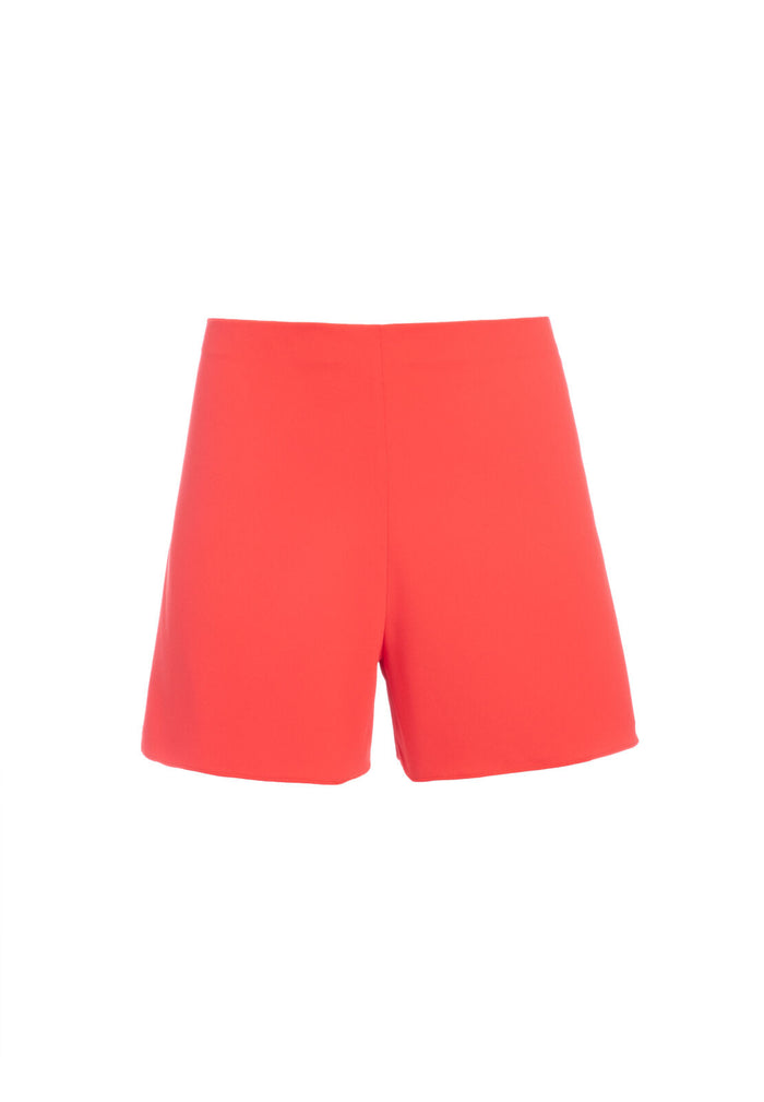 ATHENA CLEAN WAIST WIDE SHORT - BRIGHT POPPY