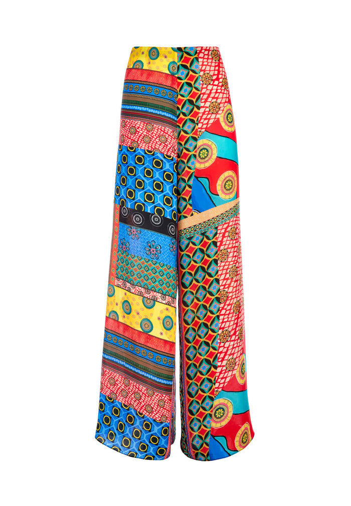 ATHENA CLEAN WIDE LEG PANT - MULTI VISTA