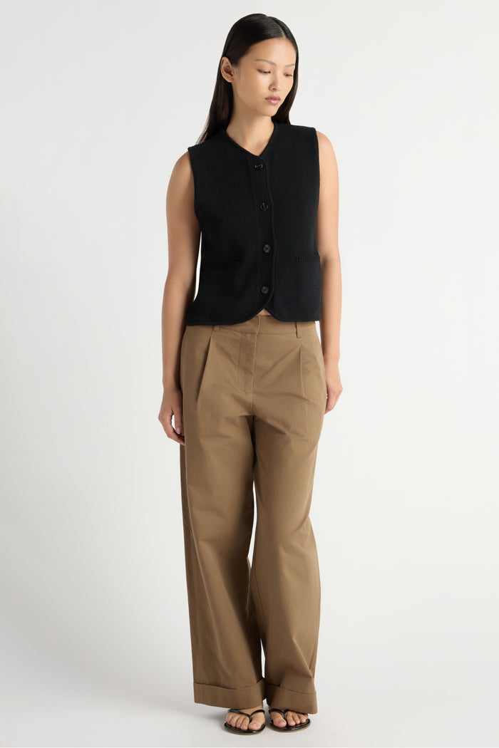 May-Li | Aubri Tailored Chino Pant in Size Small