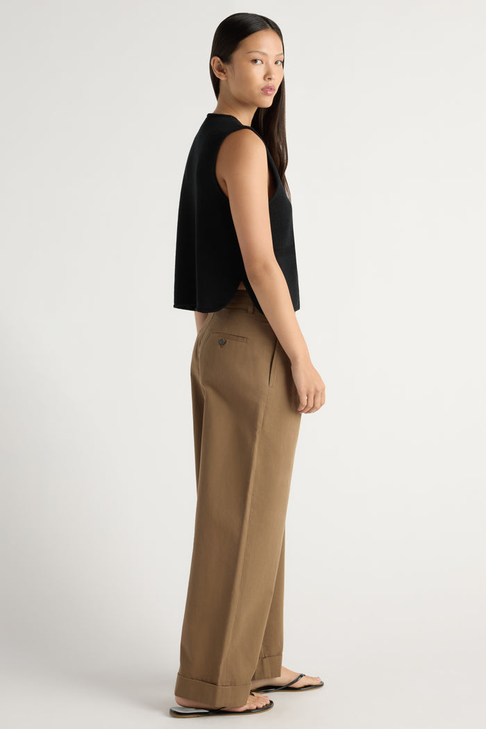 May-Li | Aubri Tailored Chino Pant in Size Small