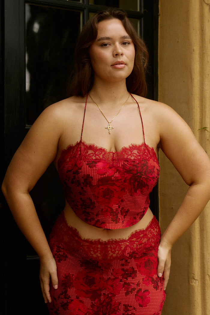 Aurelie Top in Rose