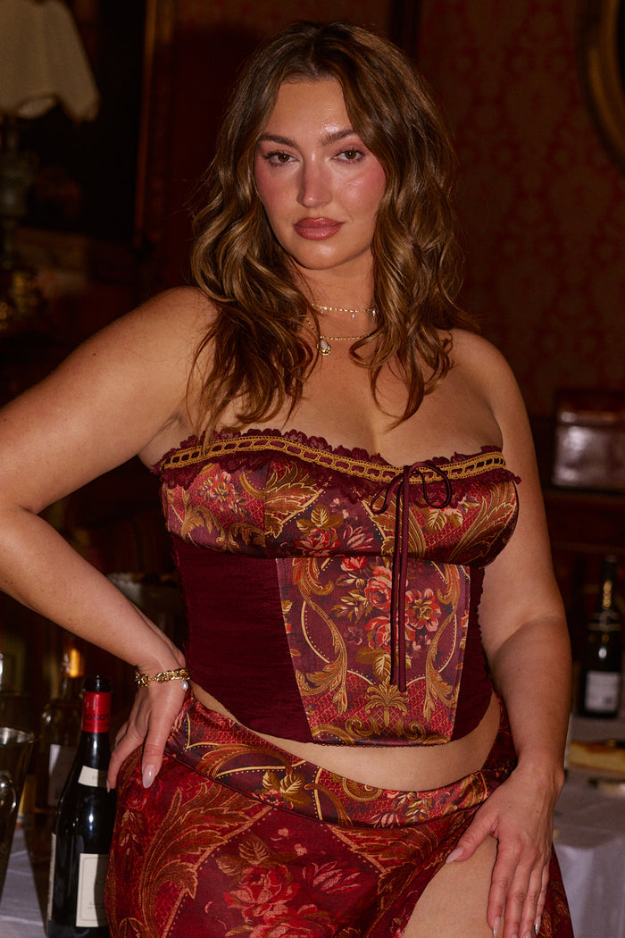 Azarine Corset in Rosetta