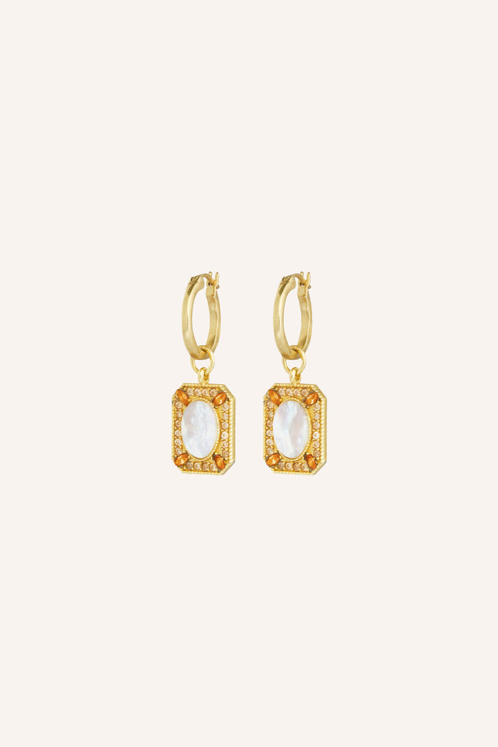 Azela Earrings in Pearl