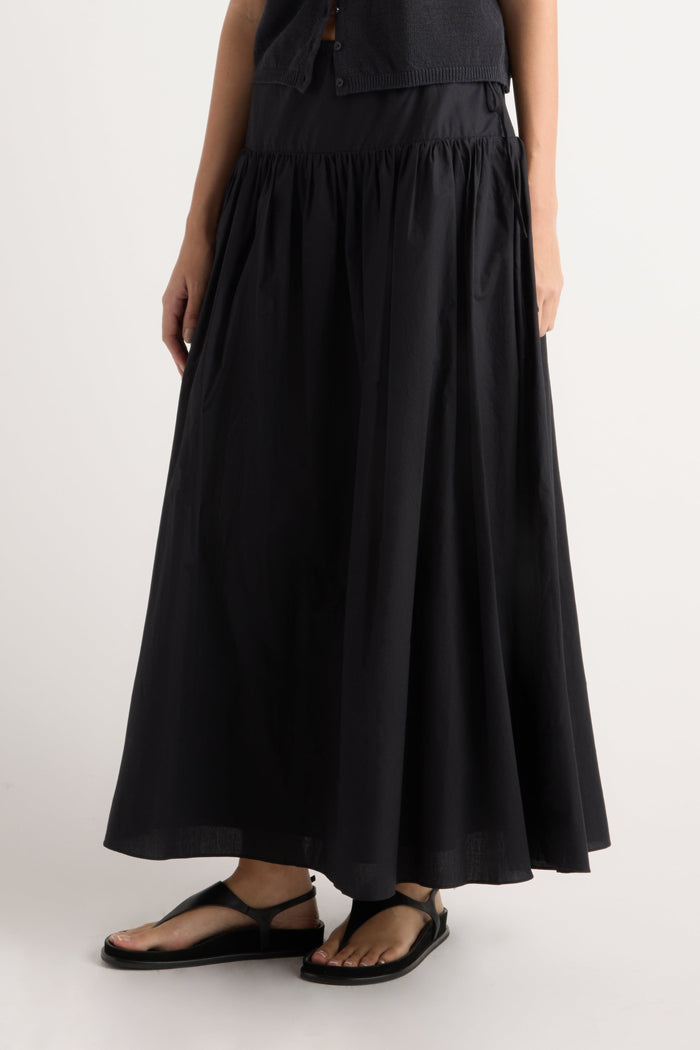 Karolina | Bao Organic Cotton Drop-Waist Skirt in Extra Small