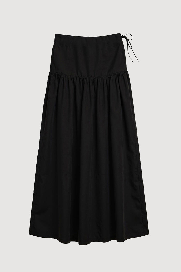 Karolina | Bao Organic Cotton Drop-Waist Skirt in Extra Small - Flat