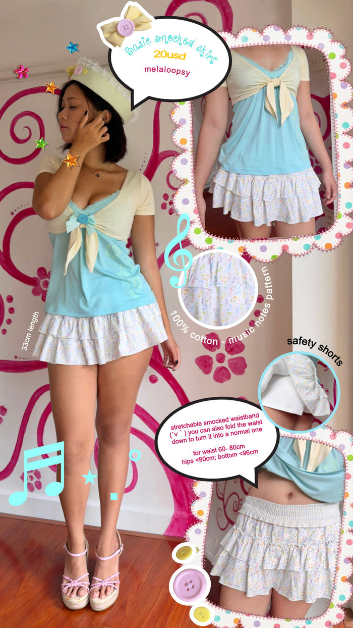 Basic smocked skirt (meloloopsy)