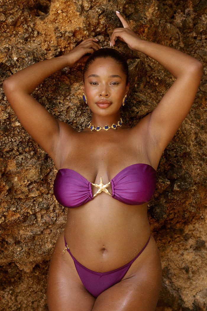 Belize Bikini Top in Violetta