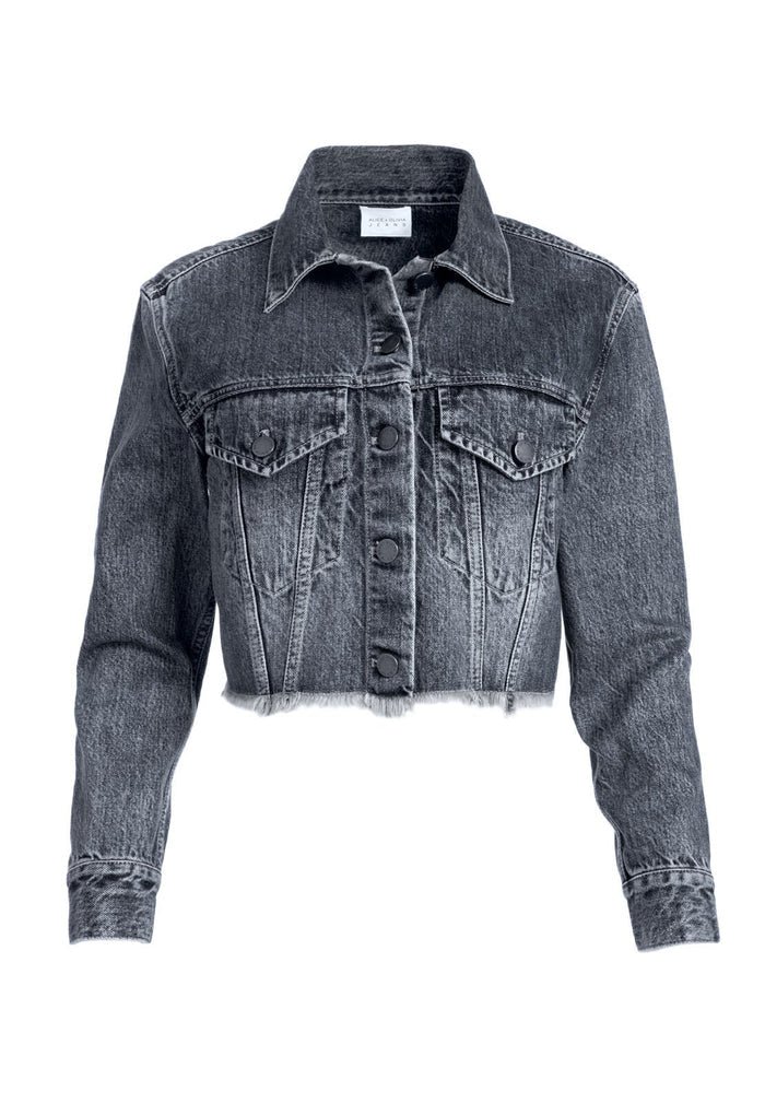 BOXY CROPPED JACKET - OH BABY